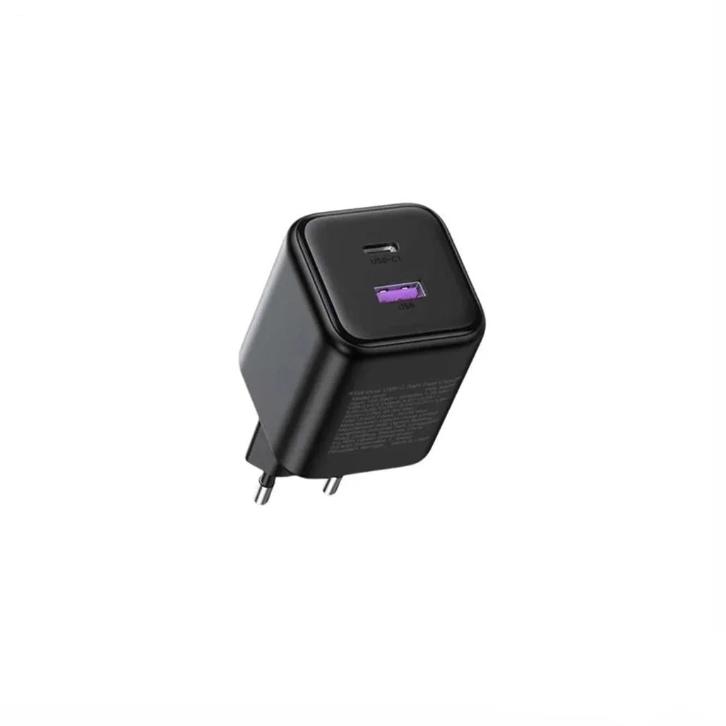 UGREEN 2 PORT GAN FAST CHARGER 1 USB-C 1 USB A 45w -x525