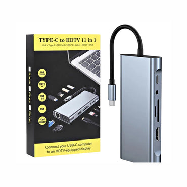 TYPE-C TO HDTV 11 in 1 USB C Hub Adapter