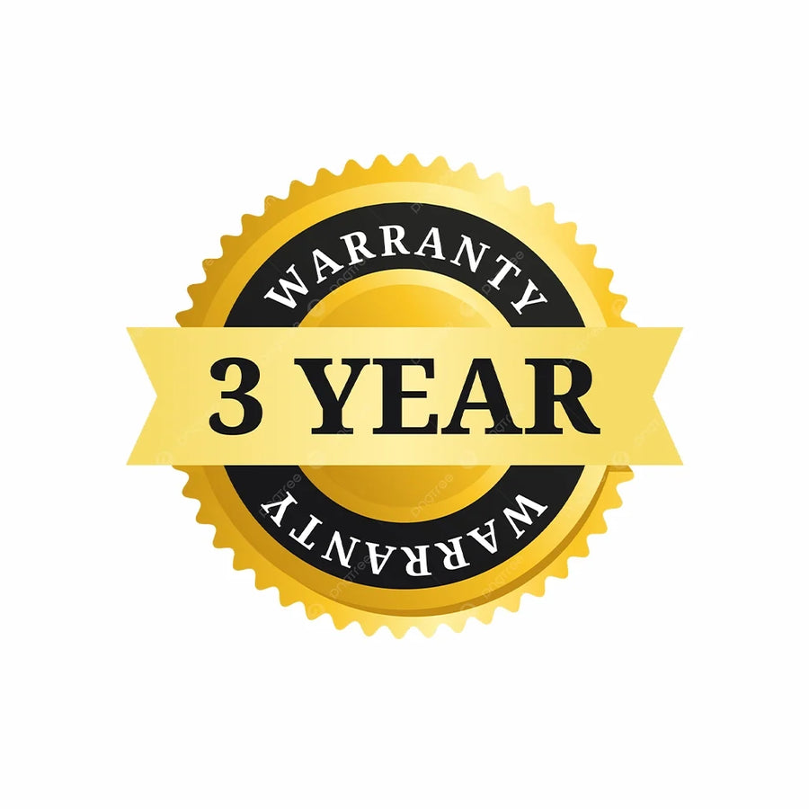 3 YEARS WARRANTY