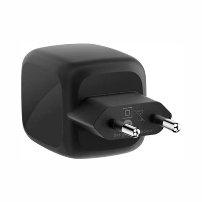 Belkin BoostCharge Pro 67W Dual USB-C GaN Wall Charger - Black