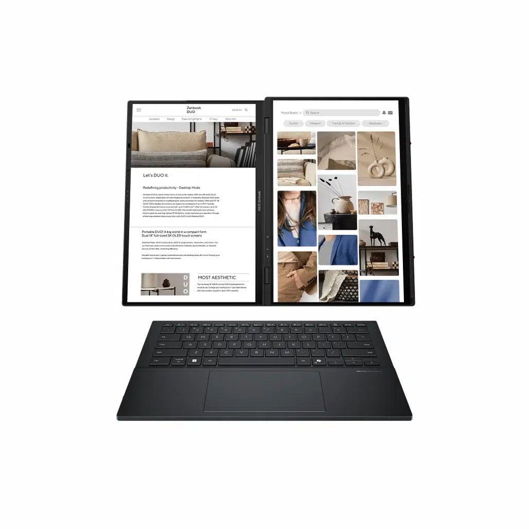 ASUS Zenbook Duo UX8406MA-DS76T - ULTRA 7 155H - Intel® Arc™ Graphics 