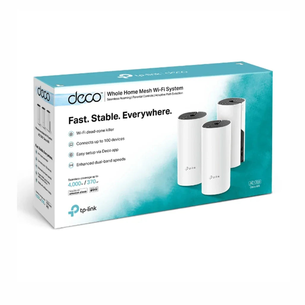 TP-LINK DECO M4 AC 1200 WHOLE HOME MESH WI-FI SYSTEM