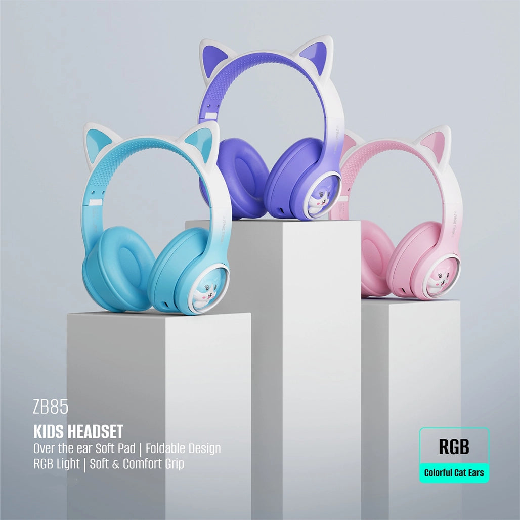 Heatz ZB85 KIDS Headphone Meow Beatz