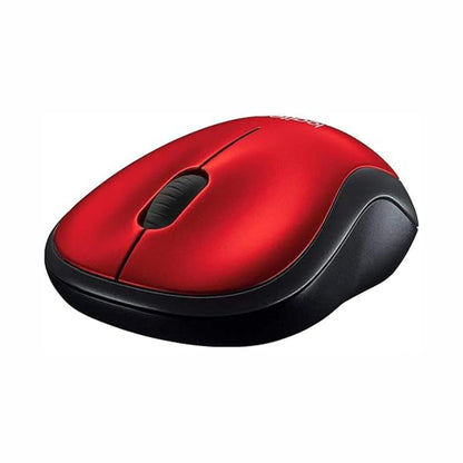 Logitech Wireless Mouse M185 1000dpi 3 Buttons Red. 910-003635