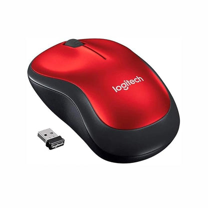 Logitech Wireless Mouse M185 1000dpi 3 Buttons Red. 910-003635