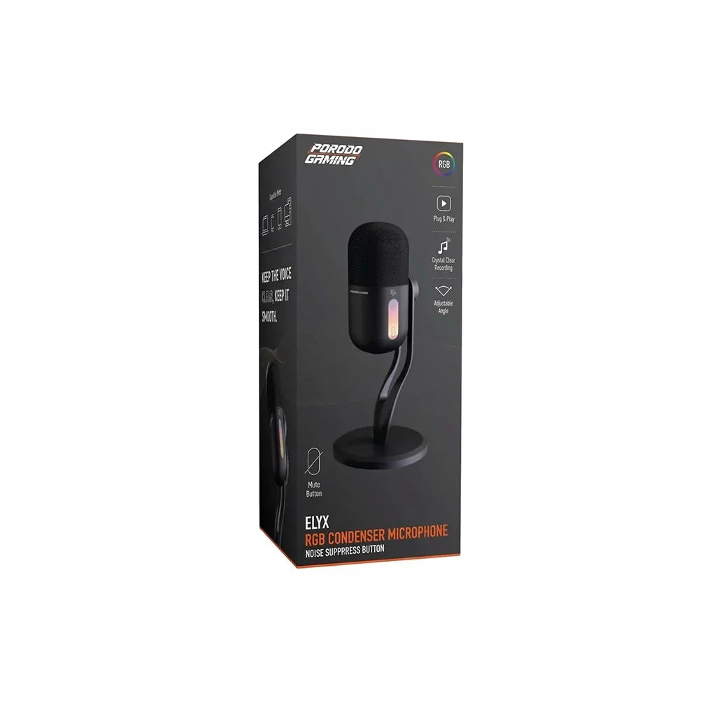 PORODO GAMING PDX5MK06 MICROPHONE ELYX RGB