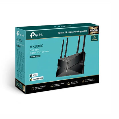 TP-LINK AX3000 DUAL BAND GIGABIT WI-FI 6 ROUTER ARCHER AX53