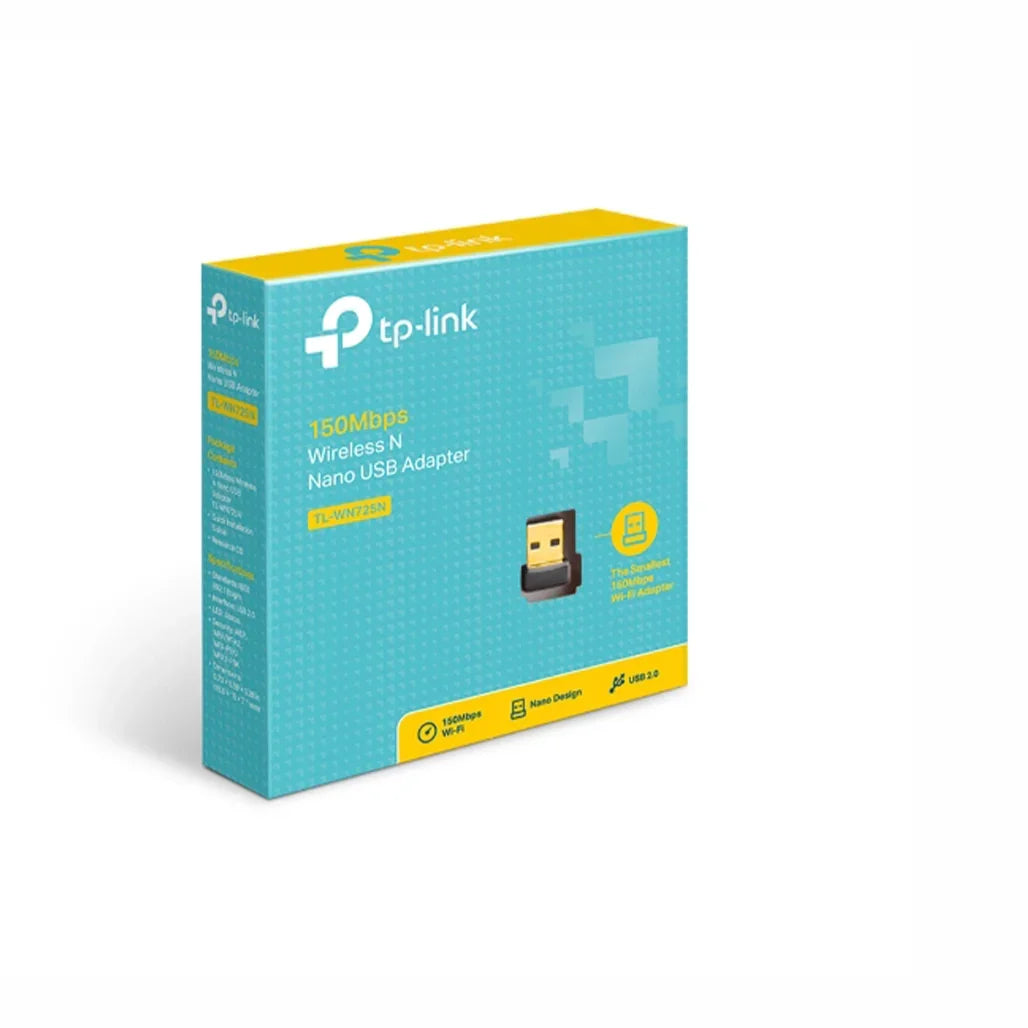 TP-LINK TL-WN725N 150MBS WIRELESS N NANO USB ADAPTER