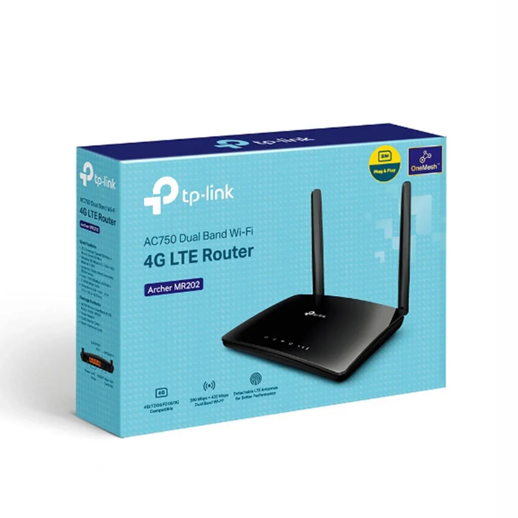 TP-LINK AC750 DUAL BAND WI-FI 4G LTE ROUTER ARCHER MR202