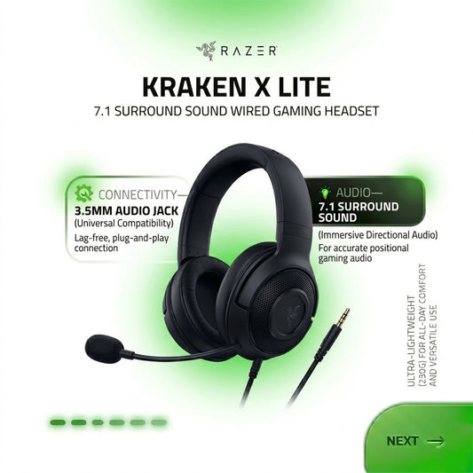 RAZER KARKEN X LITE HEASET RZ04-02950100-R381