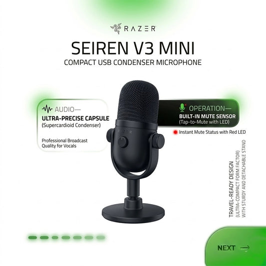 RAZER SEIREN V3 MINI MIC RZ19-0505100-R3M1