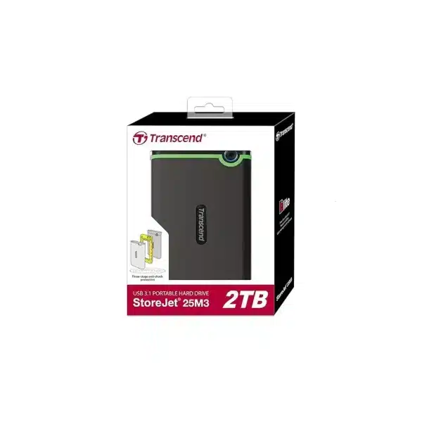 TRANSCEND ANTISHOCK 2.5" USB 3.1 2TB TS2TSJ25M3S