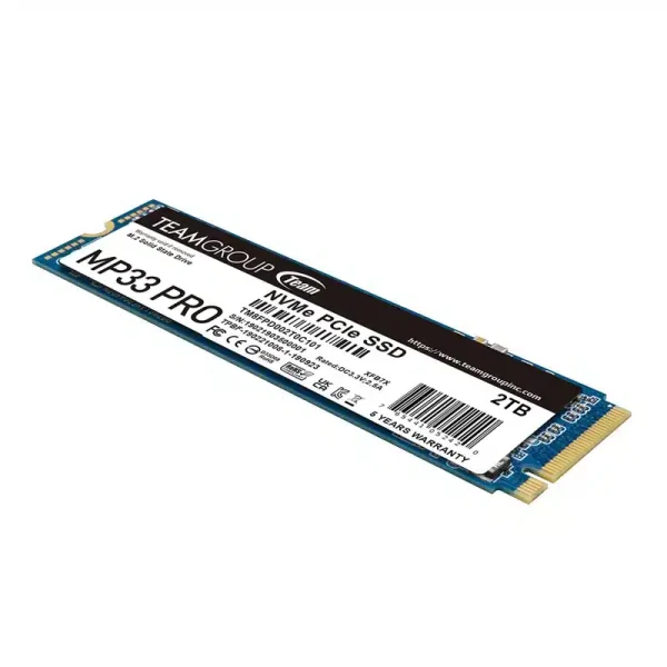 NVME TEAM M.2-2280 PCI-E Gen3x4 MP33 PRO 2TB TM8FPD002T0C101 - Image 3