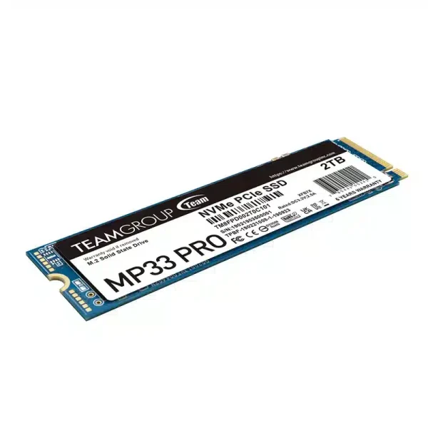 NVME TEAM M.2-2280 PCI-E Gen3x4 MP33 PRO 2TB TM8FPD002T0C101 - Image 2