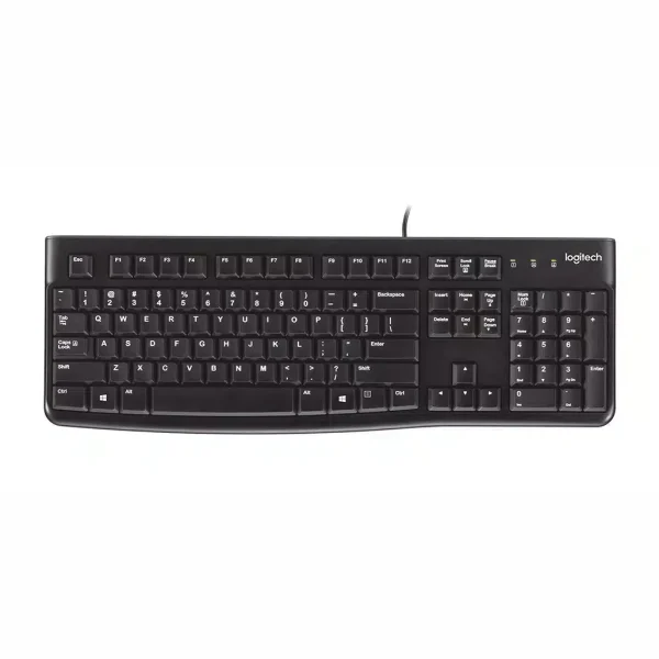 Logitech K120 USB Keyboard Black ENGLISH 920-002478