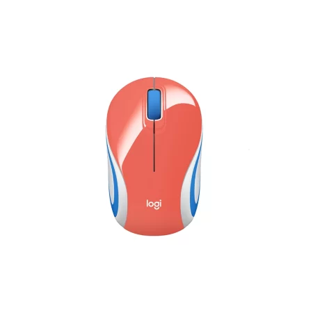 Logitech Mini M187 Wireless Mouse Coral. 910-005362