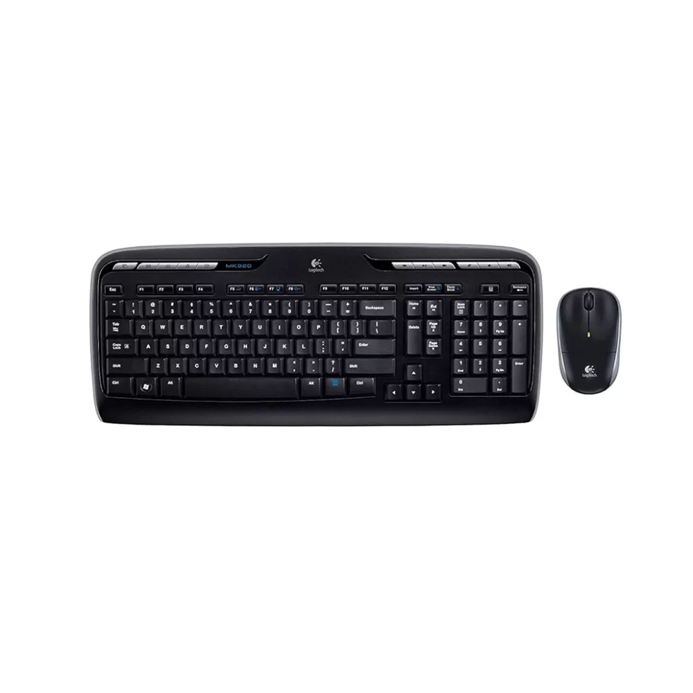 Logitech MK320 Wireless Keyboard/Mouse Combo Black ENGLISH. 920-002836