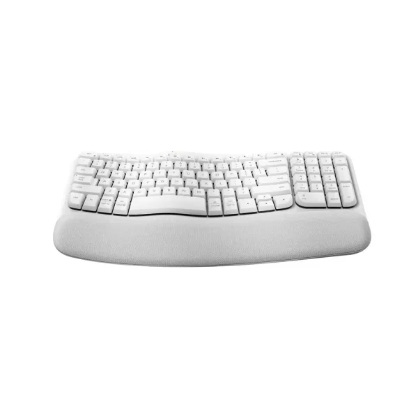 Logitech Ergo Series Wave Keys Ergonomic Wireless keyboard Off White 920-012275 - Image 2