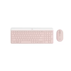 Logitech MK470 Keyboard+Mouse Wireless Slim English Rose. 920-011313