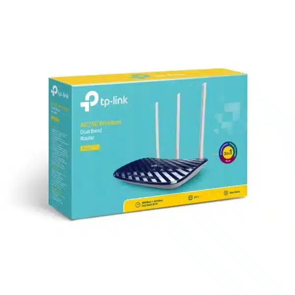 TP-Link AC750 Archer C20 V5 Wireless Dual Band Router - Image 2